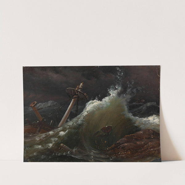 Shipwreck (1839) by Knud Baade