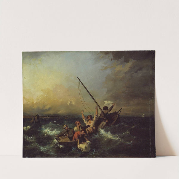 Shipwreck by After Eugène Isabey
