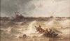 Shipwreck by the pier