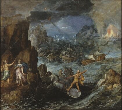 Shipwreck of the Greek Fleet on the Voyage Home from Troy
