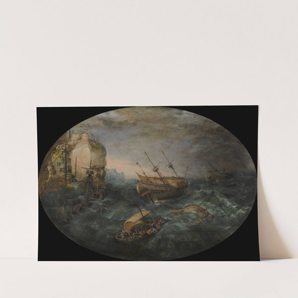 Shipwreck off a Rocky Coast (1614) by Adam Willaerts