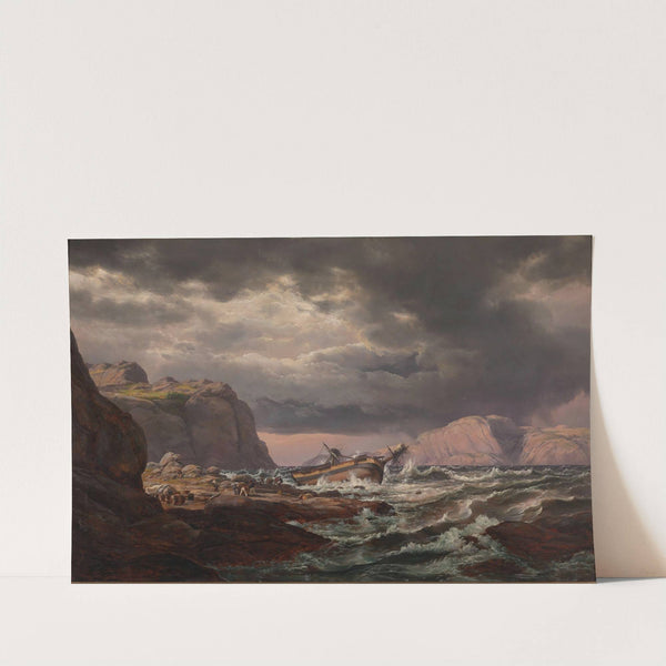 Shipwreck on the Coast of Norway by Johan Christian Dahl