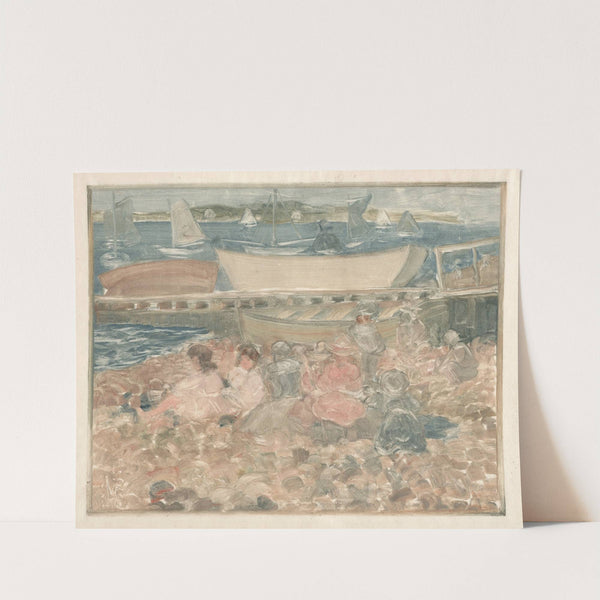 Shipyard, Children Playing (1900-1902) by Maurice Prendergast