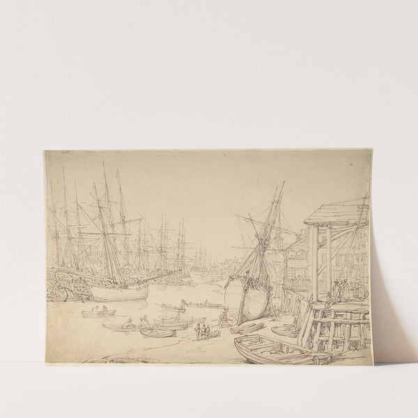 Shipyard, Greenwich by Thomas Rowlandson