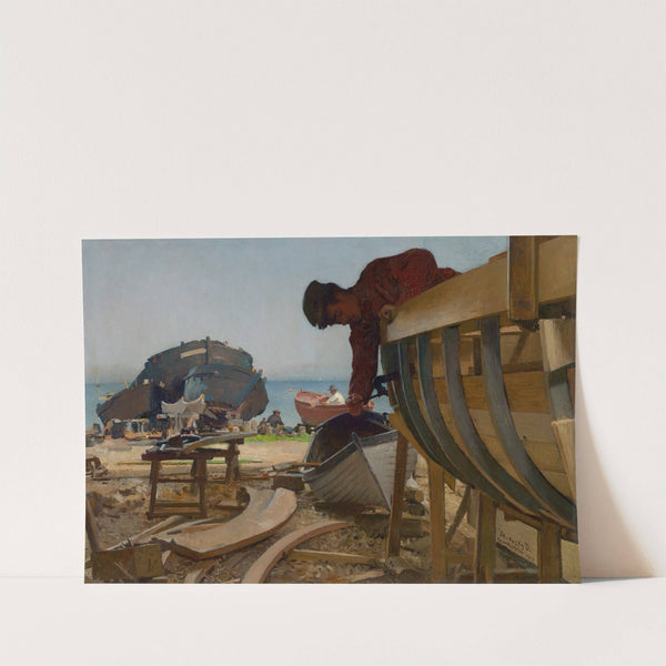 Shipyard in Capo d'Istria by Dominik Skutecký