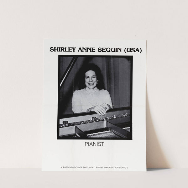 Shirley Anne Seguin (USA), Pianist by U.S. Information Agency
