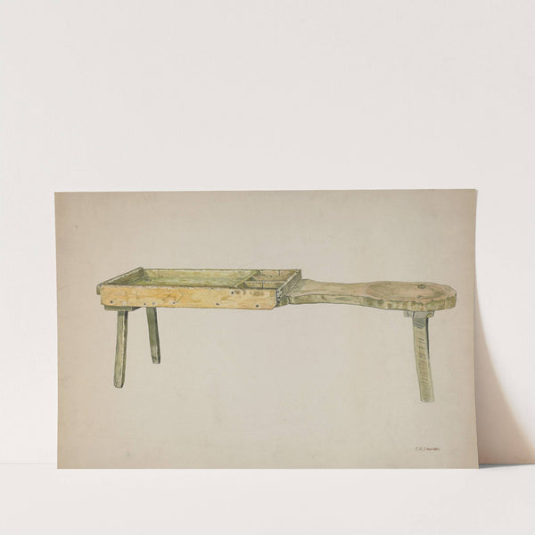 Shoe Bench by Clarence W. Dawson