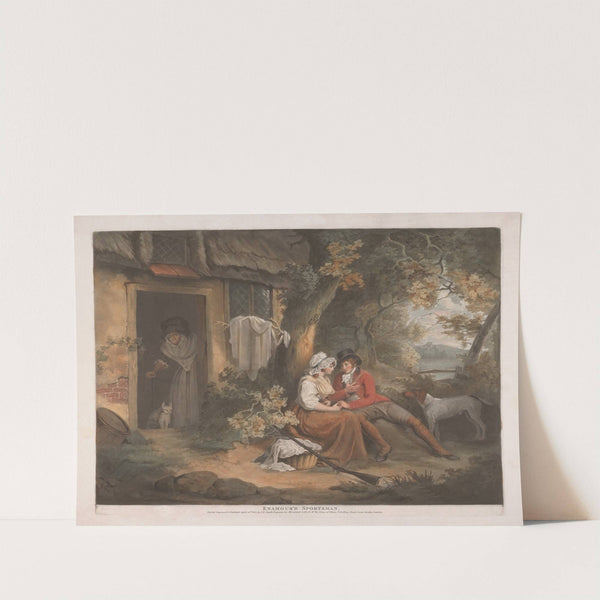 Shooting; Enamour’d Sportsman (1801) by John Raphael Smith