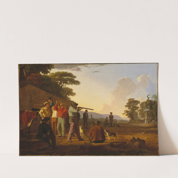 Shooting for the Beef by George Caleb Bingham