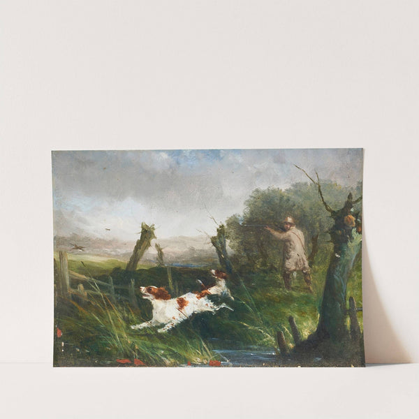 Shooting hares by William Shayer