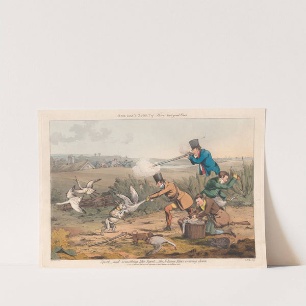 Shooting, or One Day’s Sport of Three Real Good One’s (1823) by Henry Thomas Alken