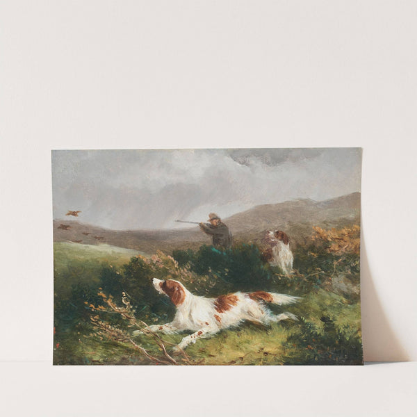 Shooting snipe by William Shayer