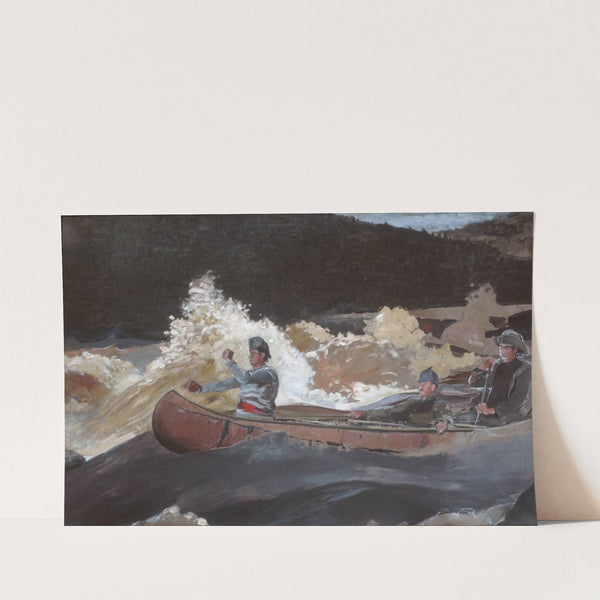 Shooting the Rapids, Saguenay River (1905–10) by Winslow Homer