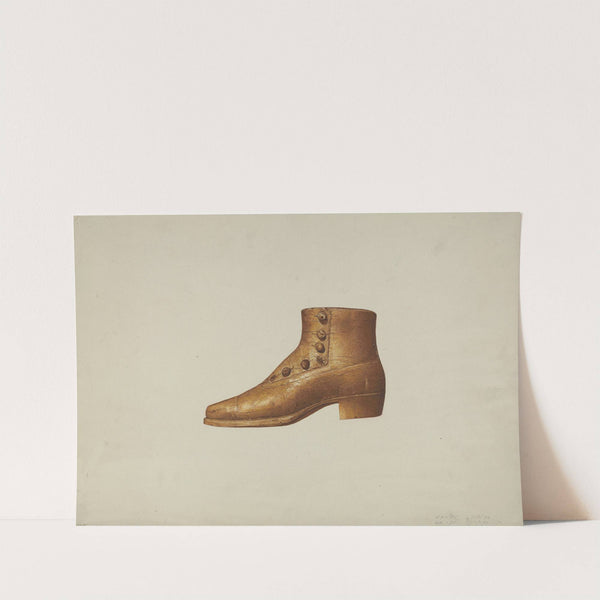 Shop Sign - Man's Shoe by Dorothy Handy