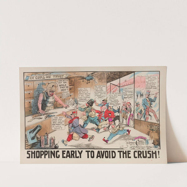 The Backward Goose-step (1918) by Carey Cartoon Service