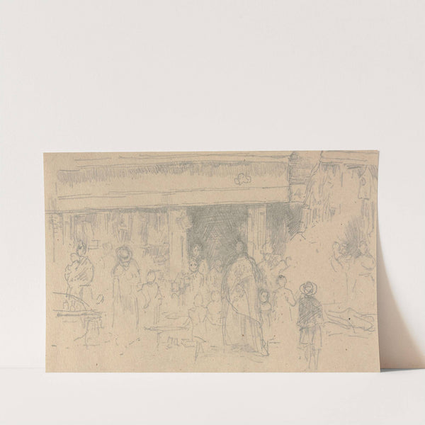 Shops at Chester by James Abbott McNeill Whistler