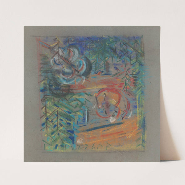 Shot Fox by Arnold Peter Weisz-Kubínčan