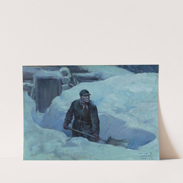 Shoveling Out by William Henry Dethlef Koerner
