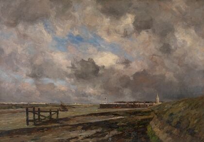 Showery Weather in Nieuwpoort — size preview