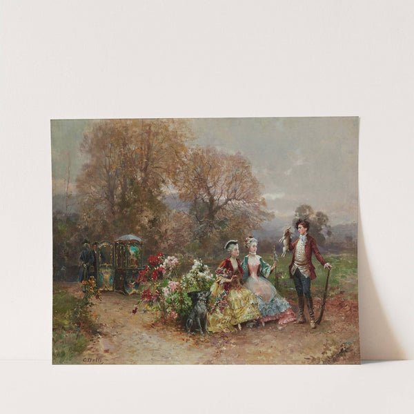 Showing off his prize by Cesare Auguste Detti