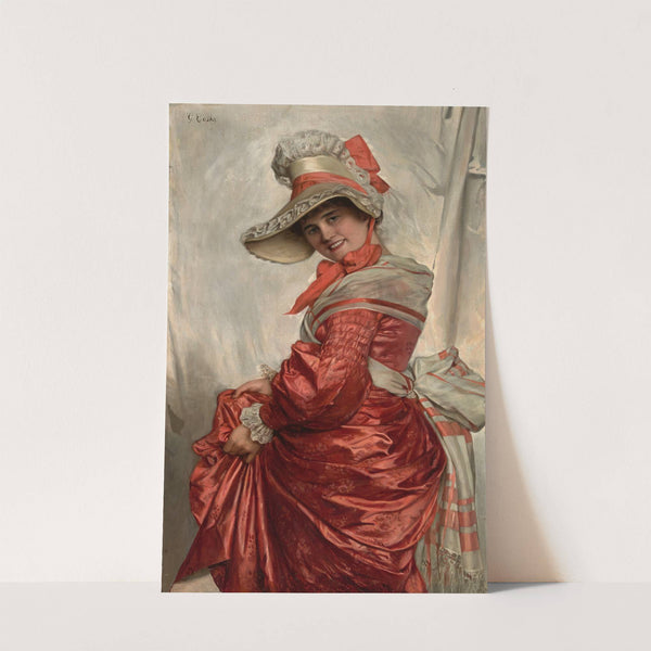 Showing off the new dress by Giovanni Costa