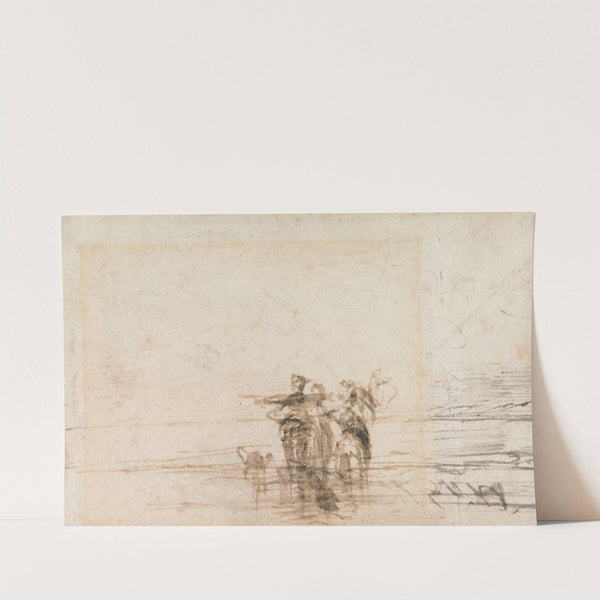 Shrimpers on the Shore by Thomas Creswick