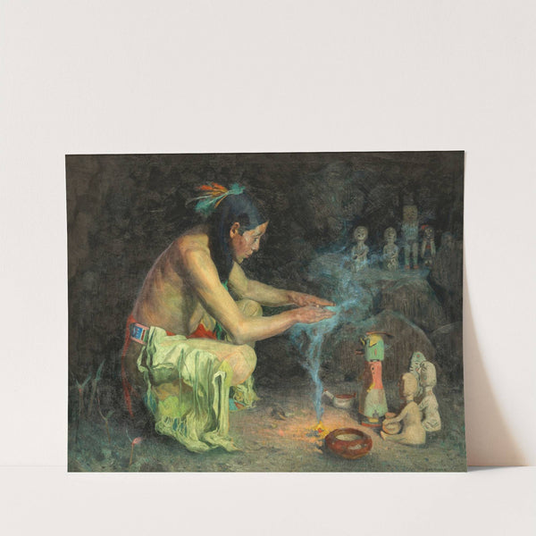 Shrine to the Rain Gods ( circa 1920) by Eanger Irving Couse