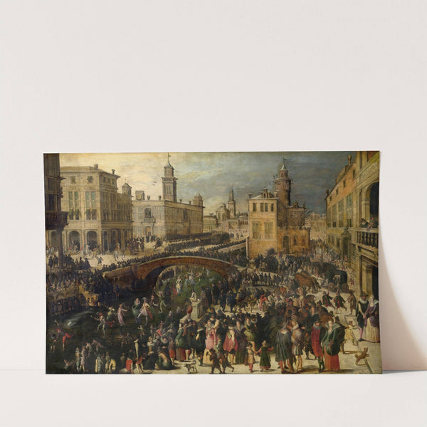 Shrove Tuesday on the Ice by Louis de Caullery