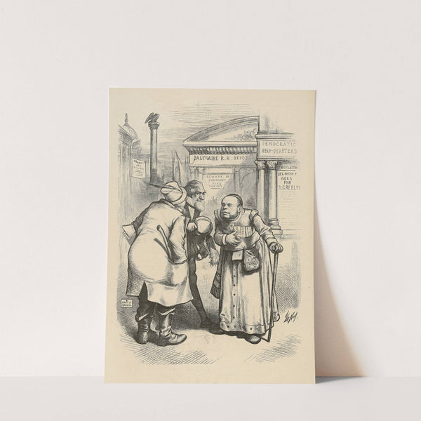 Shylock, we would have moneys and votes (1872) by Thomas Nast