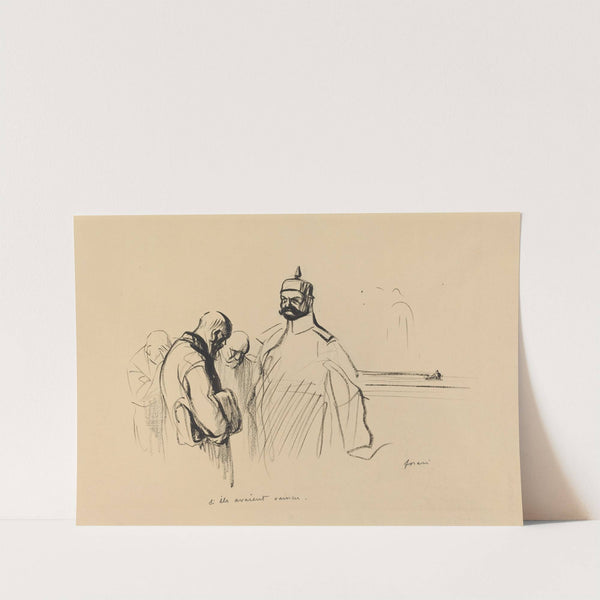 Si ils avaient vaincu (c. 1919) by Jean-Louis Forain