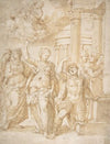 Sibyl Announcing the Birth of Christ to the Emperor Augustus