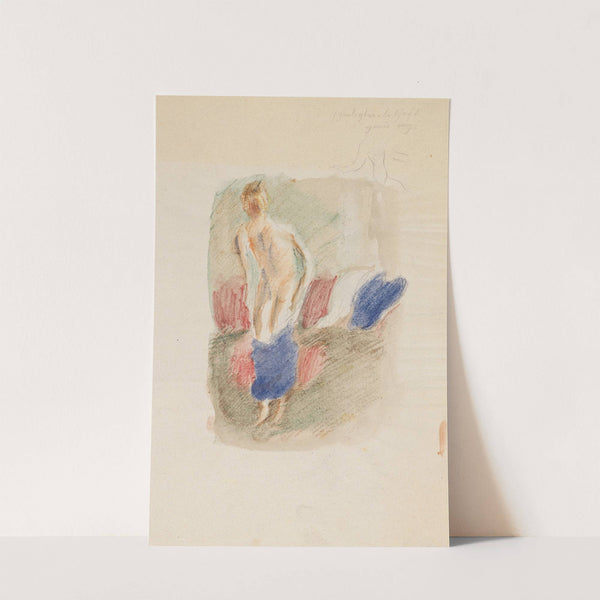 Sich ausziehender Knabe by Otto Meyer-Amden