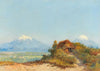 Sicilian Landscape, Etna in the Background