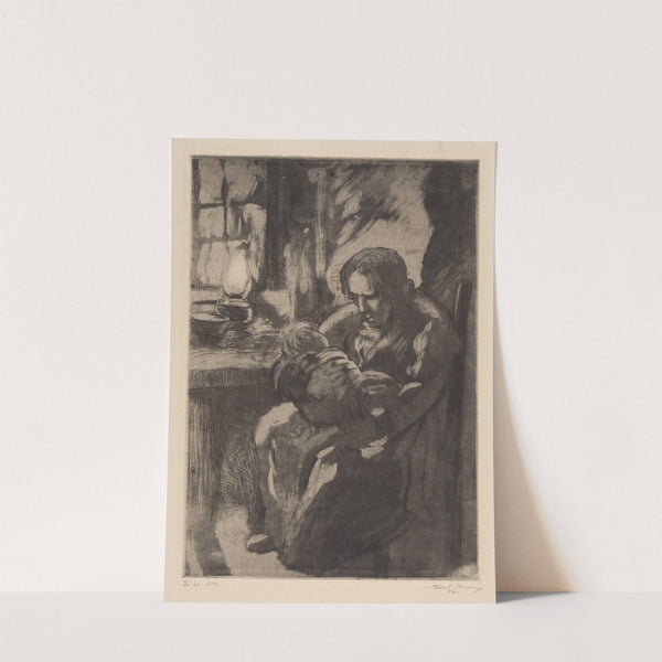 Sick child by Albert Sterner