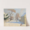 Šid under Snow (1935) by Sava Šumanović