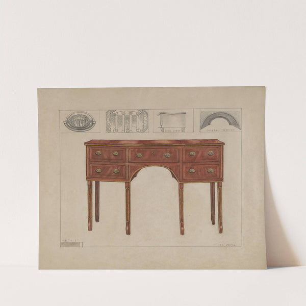 Side Board-Sheraton by Edgar L. Pearce