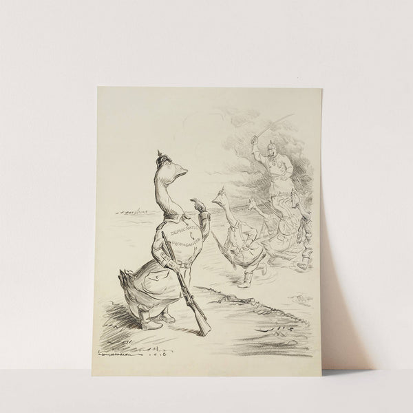 Side-stepping the goose-step (1918) by William Henry Walker