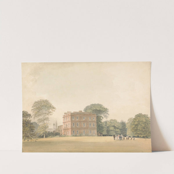 Side View of Ayot House, Hertfordshire by Samuel Davis