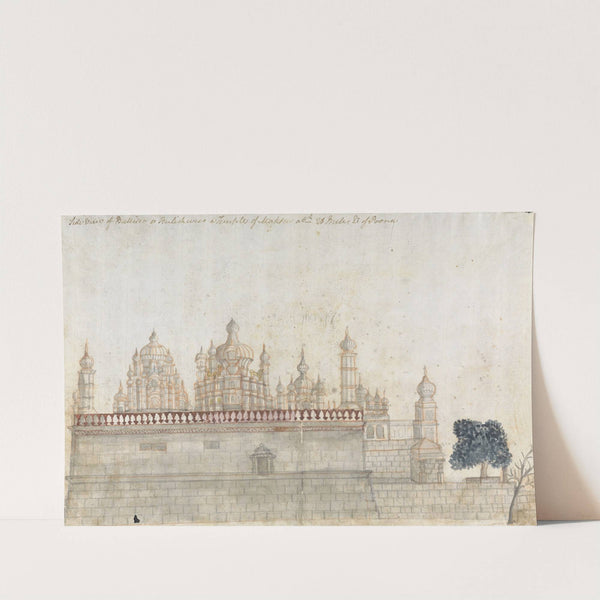 Side View of Bhuleshwar Temple by Gangaram Chintaman Tambat