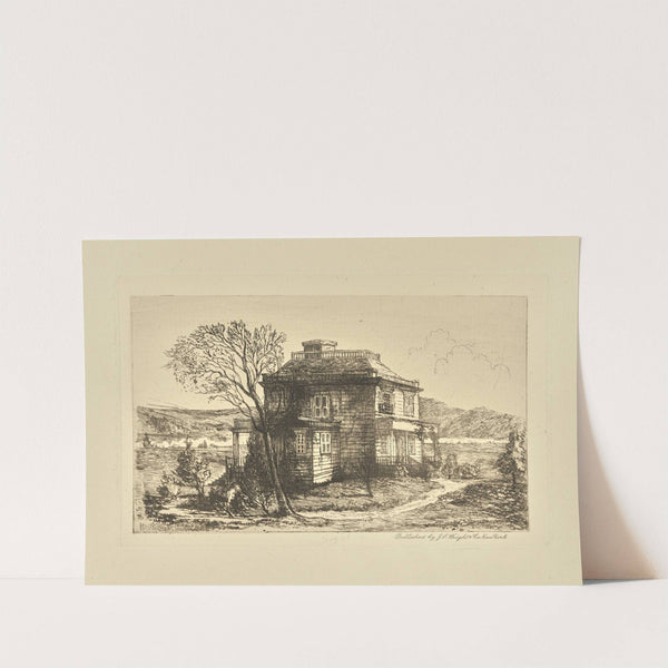 Side view of Joshua Hett Smith House at Haverstraw New York (1883) by William Henry Wallace