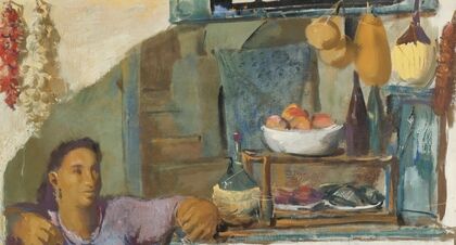 Sidewalk Shop, Capri (1929)