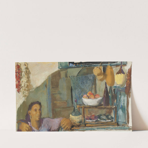 Sidewalk Shop, Capri (1929) by Alexandre Jacovleff