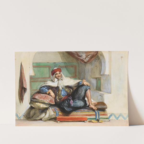 Sidi Abdallah, Provincial Ruler Of The Regency Of Algiers, Rue Amour. June 27th 1832 by Eugène Delacroix