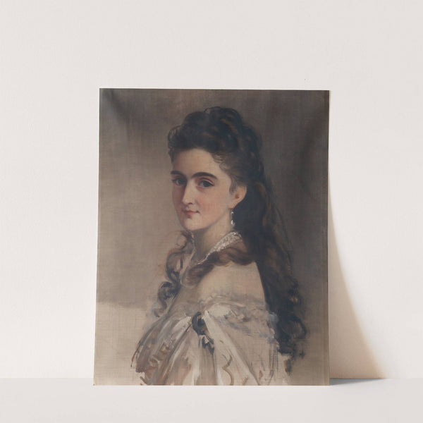 Sidonie Schrotzberg, geb. Stohl, die zweite Gattin des Künstlers by Franz Schrotzberg