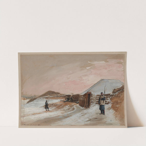 Siège de Paris, bastion 63, le 11 janvier 1871. by Isidore Pils