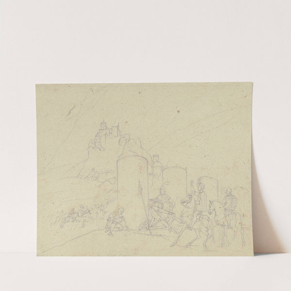 Siege of a castle by Franz Pforr