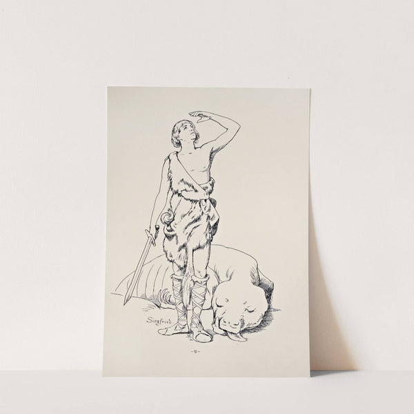 Siegfried im Walde (1897) by Hans Thoma