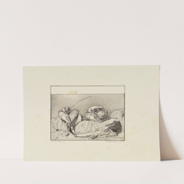 Siesta (Siesta I) (Radierte Skizzen, Opus I, Blatt 3) (1879) by Max Klinger