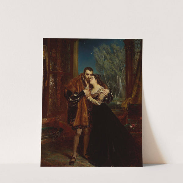 Sigismund Augustus with Barbara at the Radziwiłł court in Vilnius (1867) by Jan Matejko