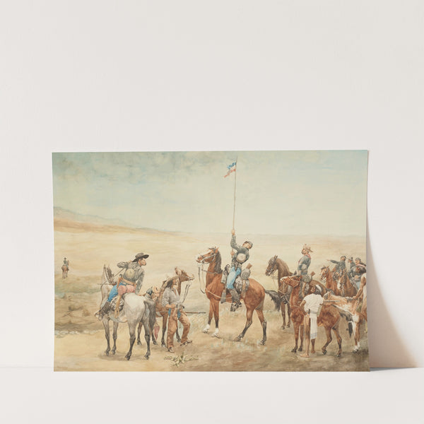 Signaling the Main Command (1885) by Frederic Remington